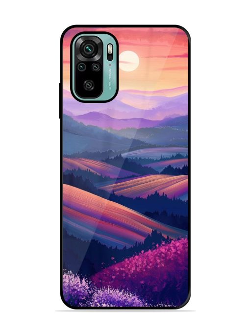 Twilight'S Embrace Glossy Soft Edge Case for Xiaomi Redmi Note 10S Chachhi