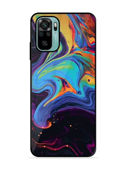 Liquid Dreamscape Glossy Soft Edge Case for Xiaomi Redmi Note 10S Chachhi