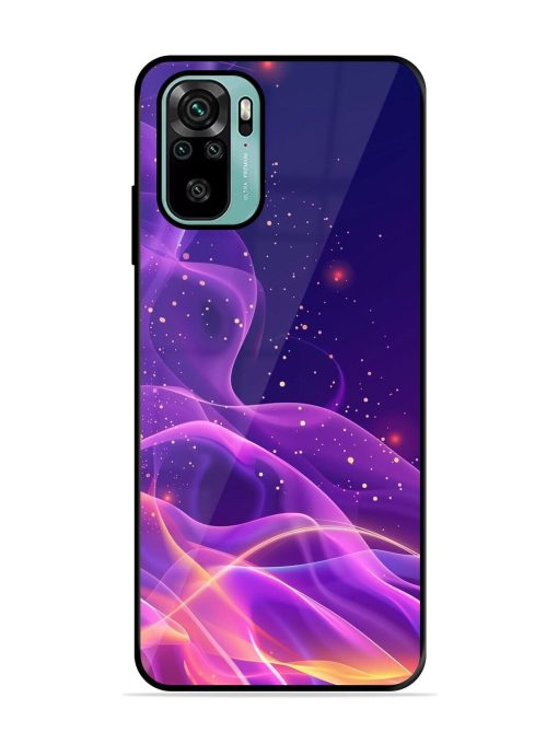 Cosmic Currents Glossy Soft Edge Case for Xiaomi Redmi Note 10S Chachhi