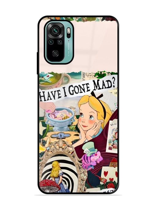 Mad Hatter'S Collage Glossy Soft Edge Case for Xiaomi Redmi Note 10S Chachhi