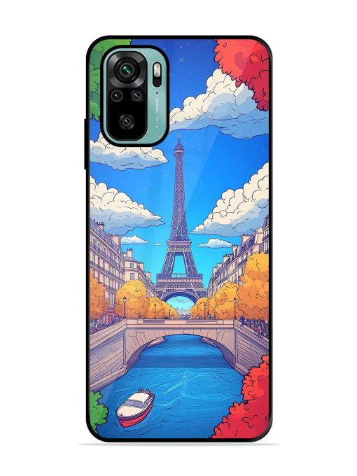 Parisian Panorama Glossy Soft Edge Case for Xiaomi Redmi Note 10S Chachhi