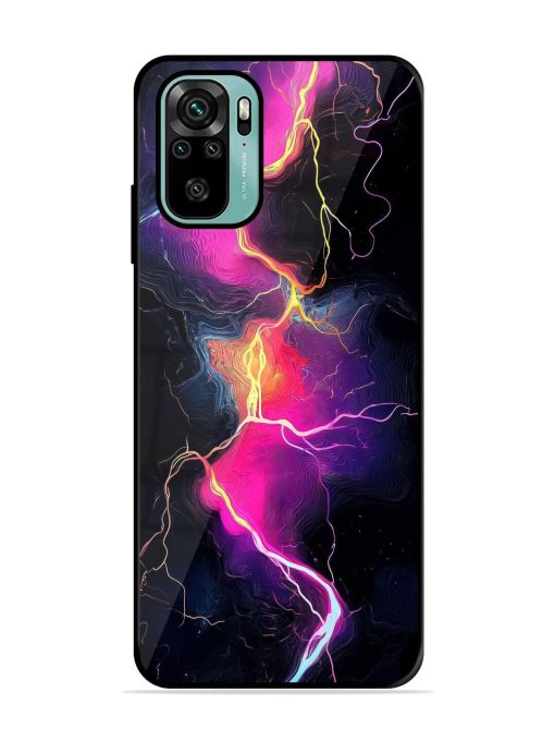 Electric Dreams Glossy Soft Edge Case for Xiaomi Redmi Note 10S