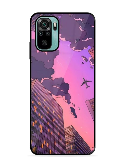 Urban Twilight Glossy Soft Edge Case for Xiaomi Redmi Note 10S Chachhi