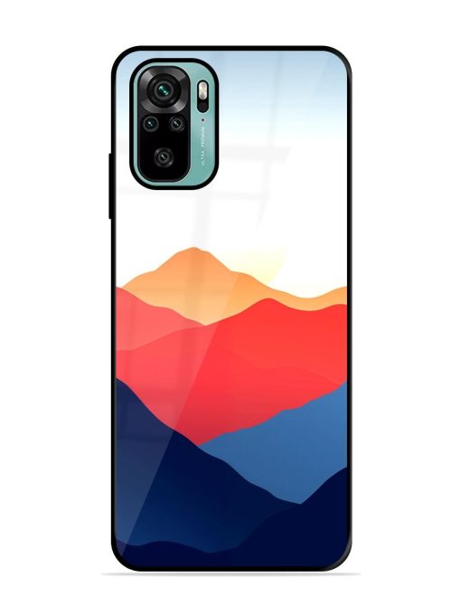 Sunset Peaks Glossy Soft Edge Case for Xiaomi Redmi Note 10S