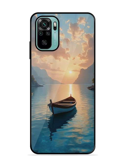 Serene Sunset Glossy Soft Edge Case for Xiaomi Redmi Note 10S Chachhi