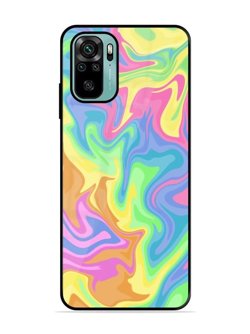 Whimsical Swirl Glossy Soft Edge Case for Xiaomi Redmi Note 10S