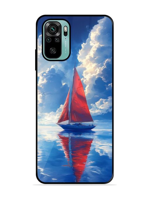 Crimson Sails Glossy Soft Edge Case for Xiaomi Redmi Note 10S Chachhi