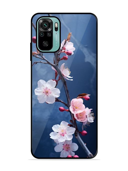 Delicate Blossoms Glossy Soft Edge Case for Xiaomi Redmi Note 10S Chachhi