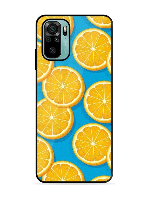 Citrus Symphony Glossy Soft Edge Case for Xiaomi Redmi Note 10S Chachhi