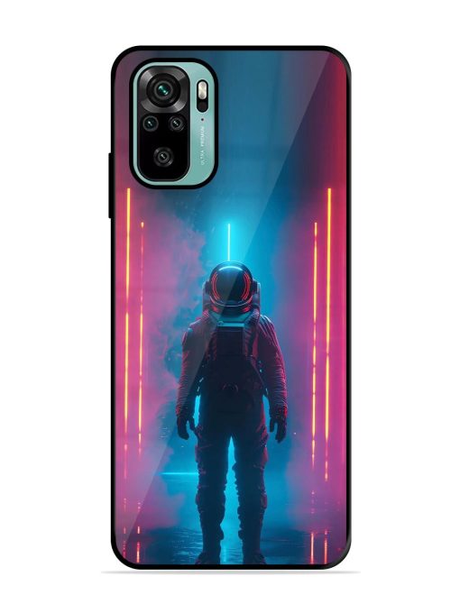 Neon Astronaut Glossy Soft Edge Case for Xiaomi Redmi Note 10S Chachhi