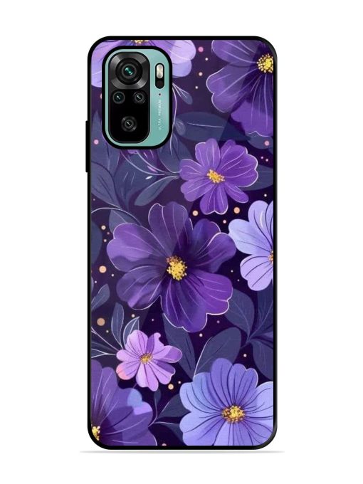 Purple Paradise Glossy Soft Edge Case for Xiaomi Redmi Note 10S Chachhi