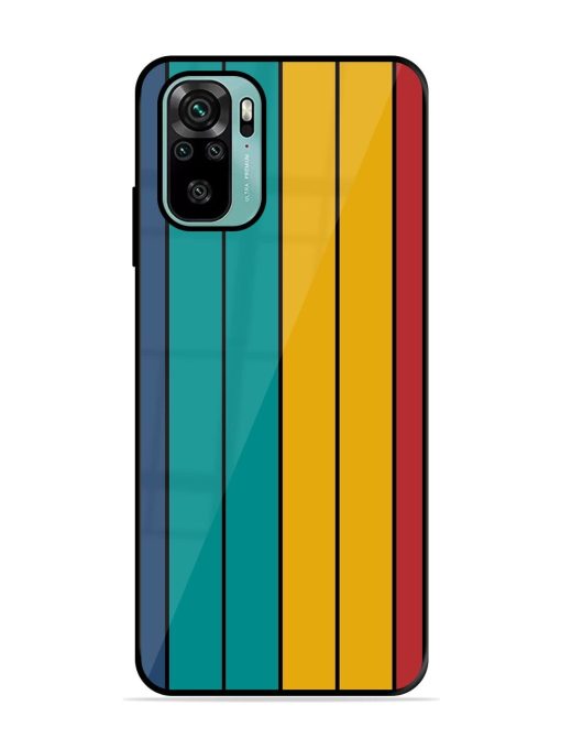 Retro Stripes Glossy Soft Edge Case for Xiaomi Redmi Note 10S