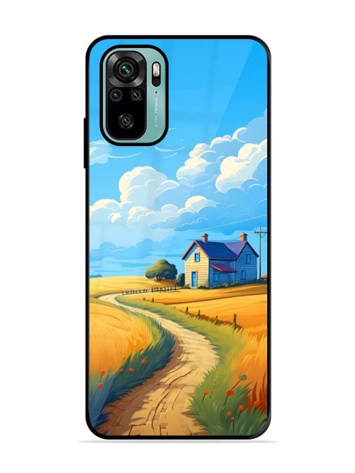 Countryside Cottage Glossy Soft Edge Case for Xiaomi Redmi Note 10S Chachhi