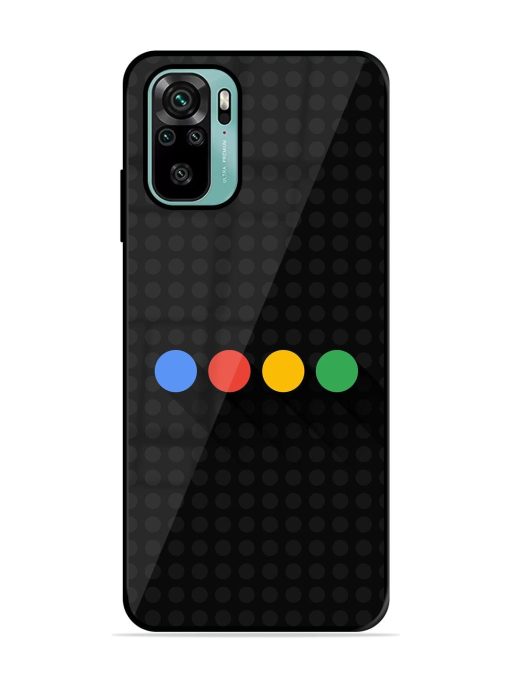 Google Dots Glossy Soft Edge Case for Xiaomi Redmi Note 10S Chachhi