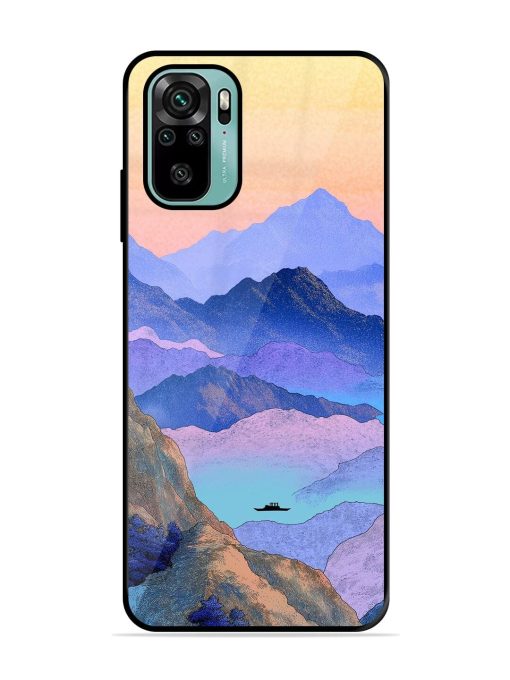 Mountain Mist Glossy Soft Edge Case for Xiaomi Redmi Note 10S Chachhi