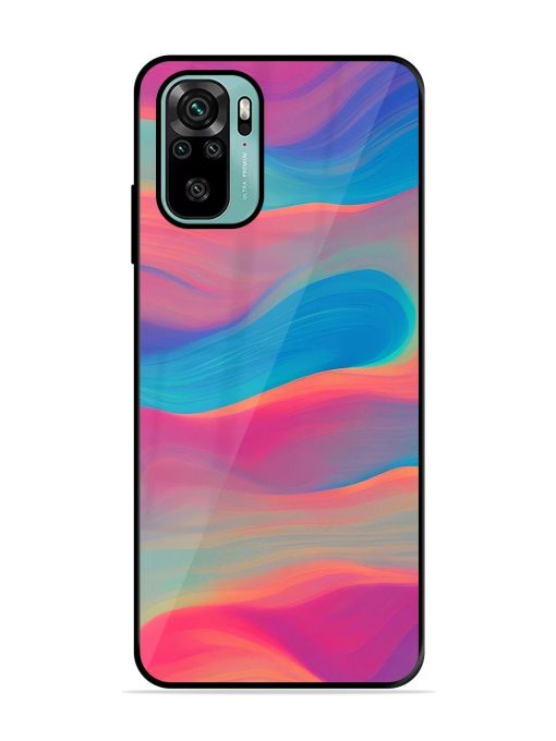 Wavy Wonder Glossy Soft Edge Case for Xiaomi Redmi Note 10S Chachhi