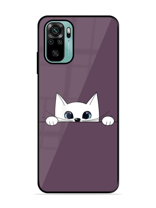 Peek-A-Boo Kitty Glossy Soft Edge Case for Xiaomi Redmi Note 10S Chachhi