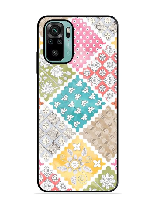 Patchwork Dreamscape Glossy Soft Edge Case for Xiaomi Redmi Note 10S Chachhi