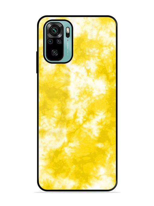 Golden Tie-Dye Twirl Glossy Soft Edge Case for Xiaomi Redmi Note 10S Chachhi