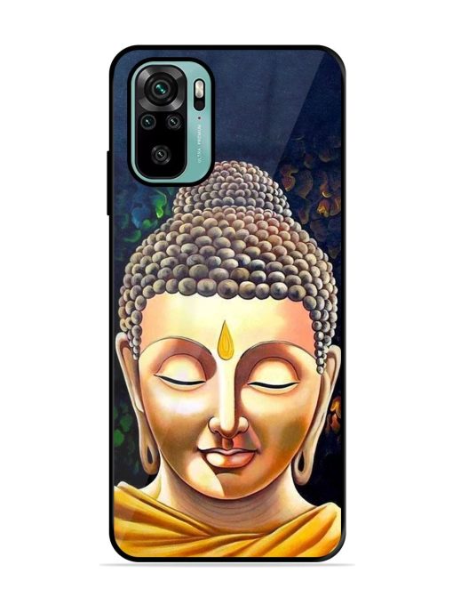 Buddha Face Glossy Soft Edge Case for Xiaomi Redmi Note 10S Chachhi