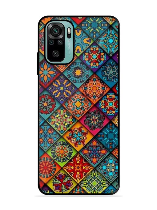 Patchwork Mandala Mosaic Glossy Soft Edge Case for Xiaomi Redmi Note 10S Chachhi