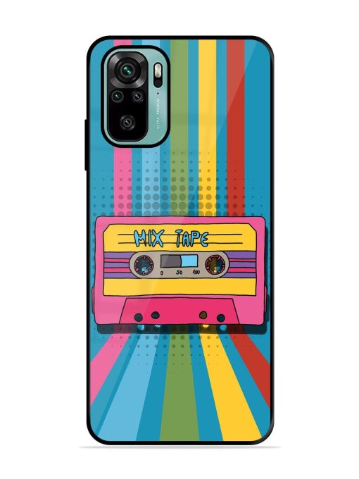 Retro Cassette Tapes Glossy Soft Edge Case for Xiaomi Redmi Note 10S Chachhi