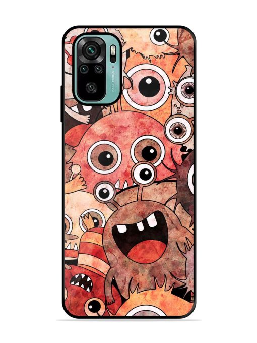 Monster Mash Glossy Soft Edge Case for Xiaomi Redmi Note 10S