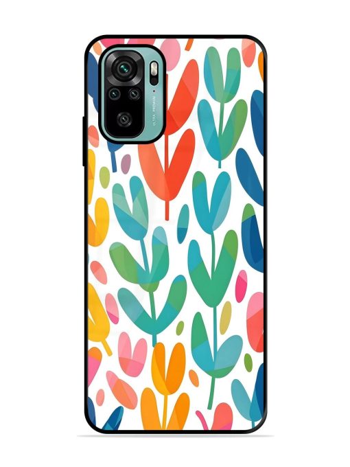 Rainbow Of Blooms Glossy Soft Edge Case for Xiaomi Redmi Note 10S Chachhi