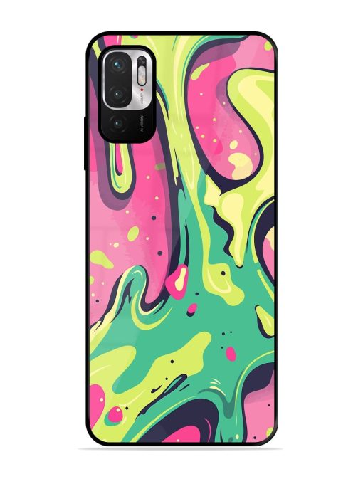 Gooey Grooves Glossy Soft Edge Case for Xiaomi Redmi Note 10T (5G) Chachhi