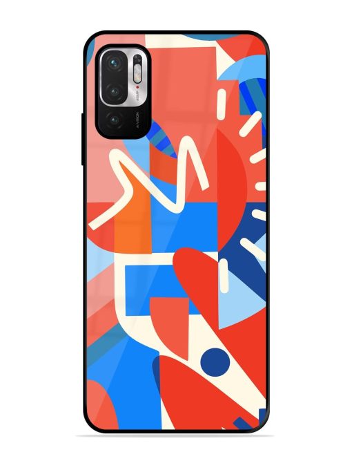 Abstract Harmony Glossy Soft Edge Case for Xiaomi Redmi Note 10T (5G)