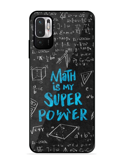 Math Magic Glossy Soft Edge Case for Xiaomi Redmi Note 10T (5G) Chachhi