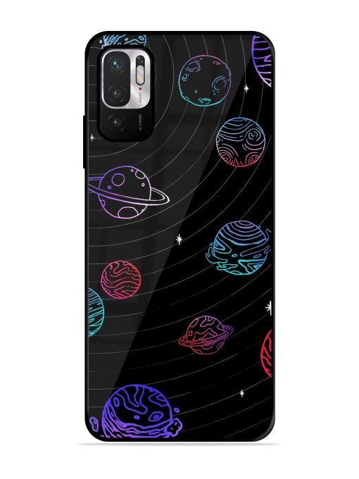 Cosmic Ballet Glossy Soft Edge Case for Xiaomi Redmi Note 10T (5G) Chachhi