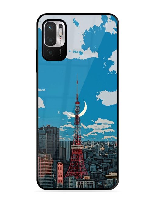 Tokyo Twilight Glossy Soft Edge Case for Xiaomi Redmi Note 10T (5G) Chachhi