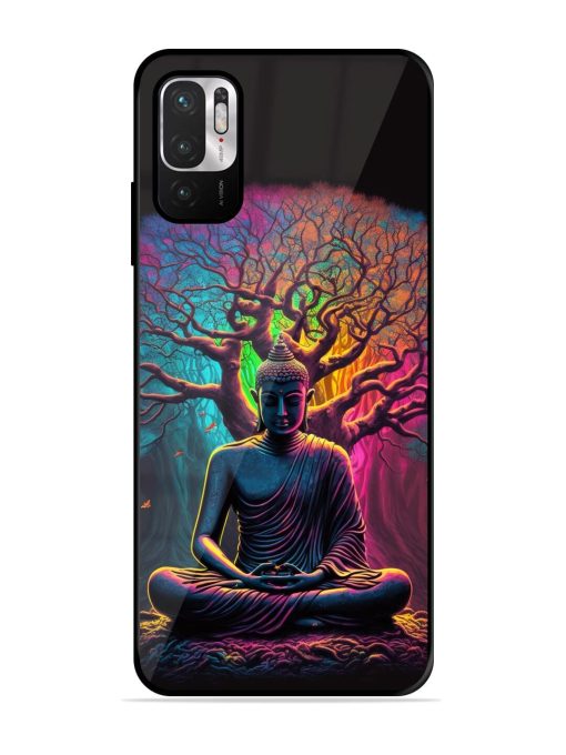 Enlightened Serenity Glossy Soft Edge Case for Xiaomi Redmi Note 10T (5G) Chachhi