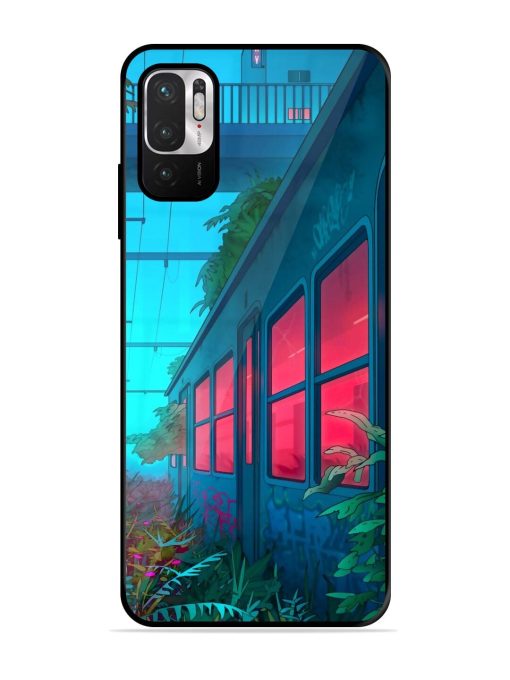 Urban Jungle Glossy Soft Edge Case for Xiaomi Redmi Note 10T (5G) Chachhi