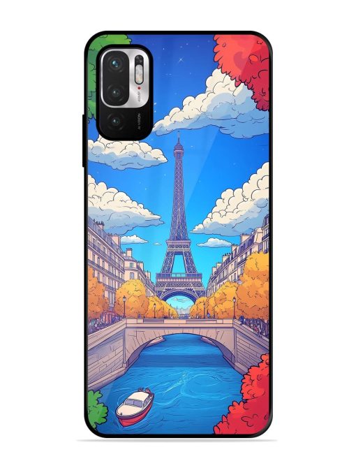 Parisian Panorama Glossy Soft Edge Case for Xiaomi Redmi Note 10T (5G) Chachhi