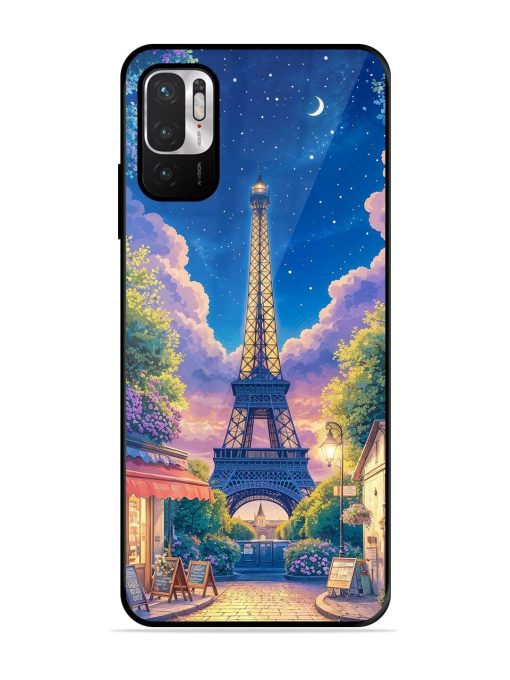 Twilight In Paris Glossy Soft Edge Case for Xiaomi Redmi Note 10T (5G) Chachhi