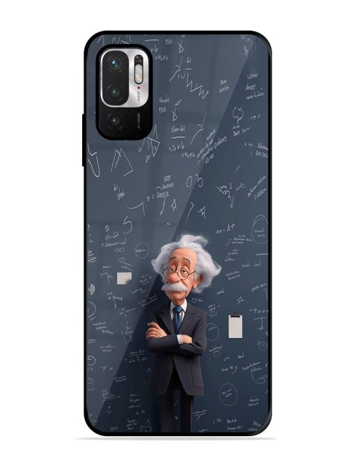 Albert Einstein Glossy Soft Edge Case for Xiaomi Redmi Note 10T (5G) Chachhi