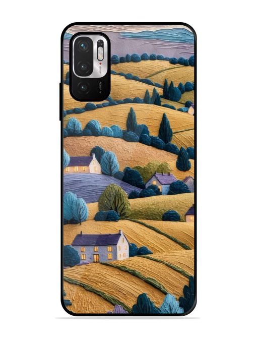 Rolling Hilltop Haven Glossy Soft Edge Case for Xiaomi Redmi Note 10T (5G) Chachhi