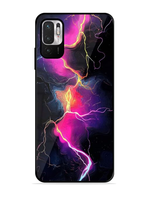 Electric Dreams Glossy Soft Edge Case for Xiaomi Redmi Note 10T (5G) Chachhi