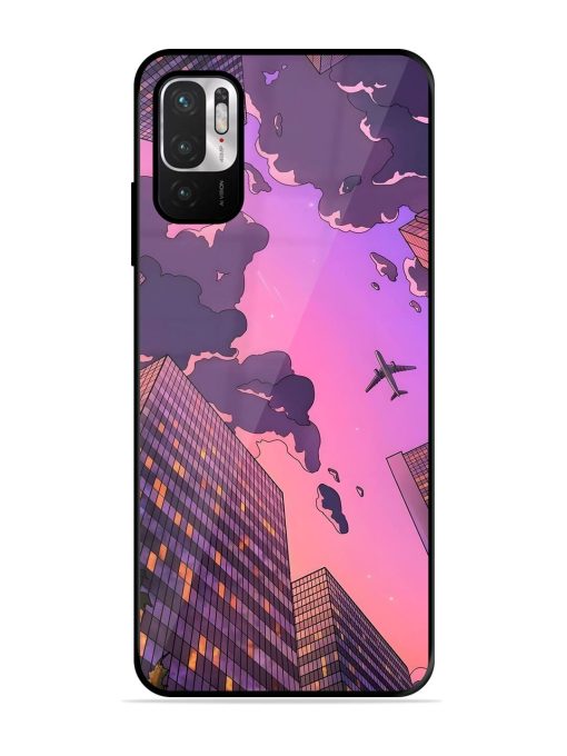 Urban Twilight Glossy Soft Edge Case for Xiaomi Redmi Note 10T (5G) Chachhi