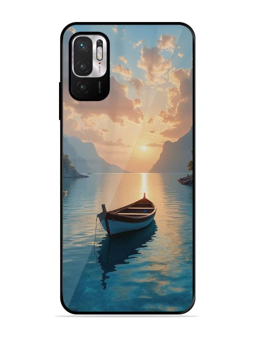 Serene Sunset Glossy Soft Edge Case for Xiaomi Redmi Note 10T (5G) Chachhi