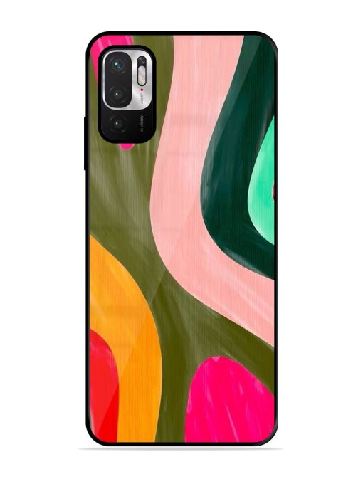 Wavy Wonder Glossy Soft Edge Case for Xiaomi Redmi Note 10T (5G) Chachhi