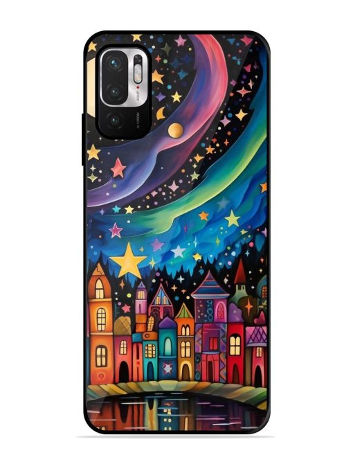 Starlit Village Glossy Soft Edge Case for Xiaomi Redmi Note 10T (5G) Chachhi