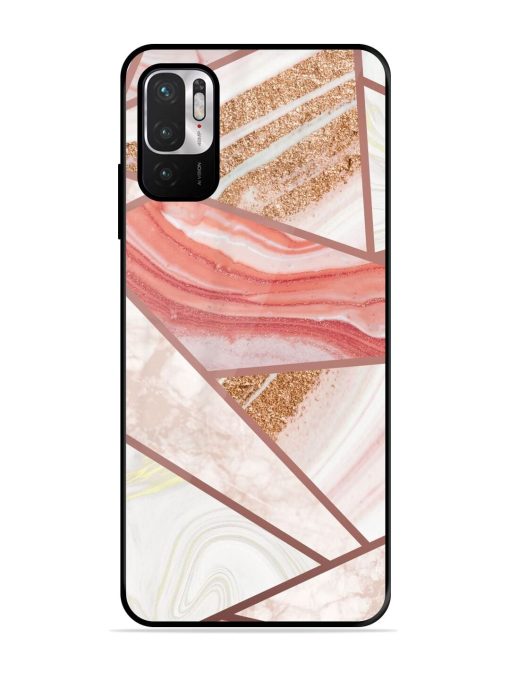 Rosy Mosaic Glossy Soft Edge Case for Xiaomi Redmi Note 10T (5G) Chachhi