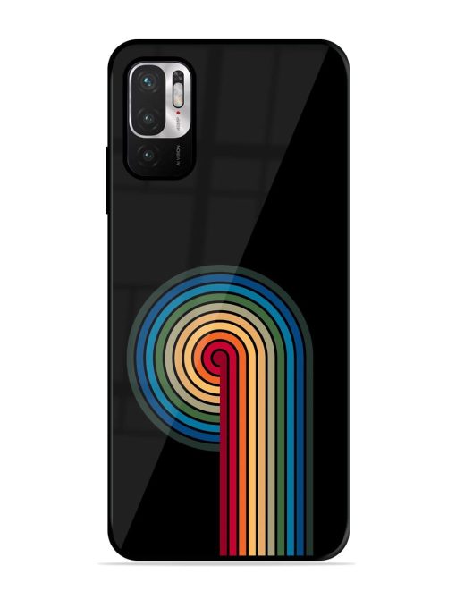 Rainbow Ripple Glossy Soft Edge Case for Xiaomi Redmi Note 10T (5G) Chachhi