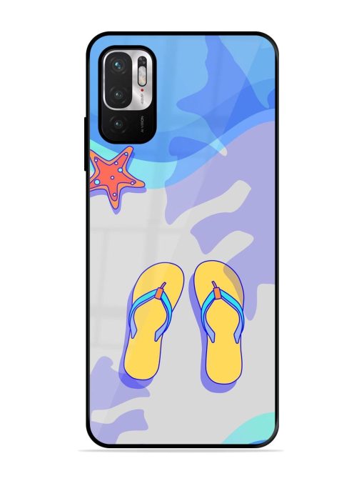 Sandy Toes And Salty Seas Glossy Soft Edge Case for Xiaomi Redmi Note 10T (5G) Chachhi