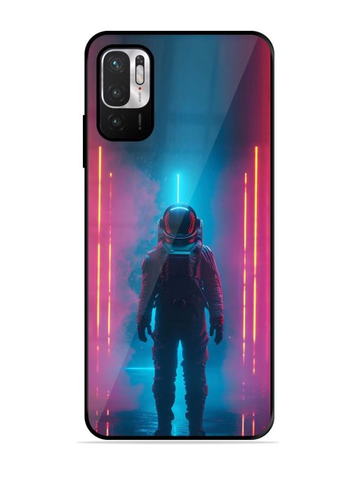 Neon Astronaut Glossy Soft Edge Case for Xiaomi Redmi Note 10T (5G) Chachhi