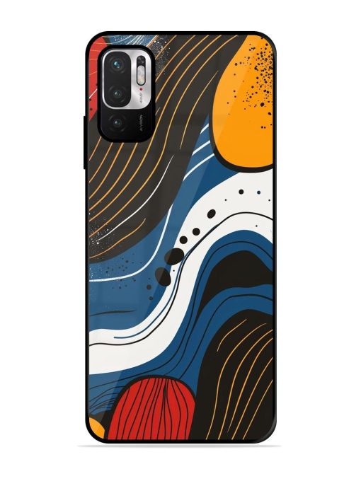 Abstract Expression Glossy Soft Edge Case for Xiaomi Redmi Note 10T (5G) Chachhi