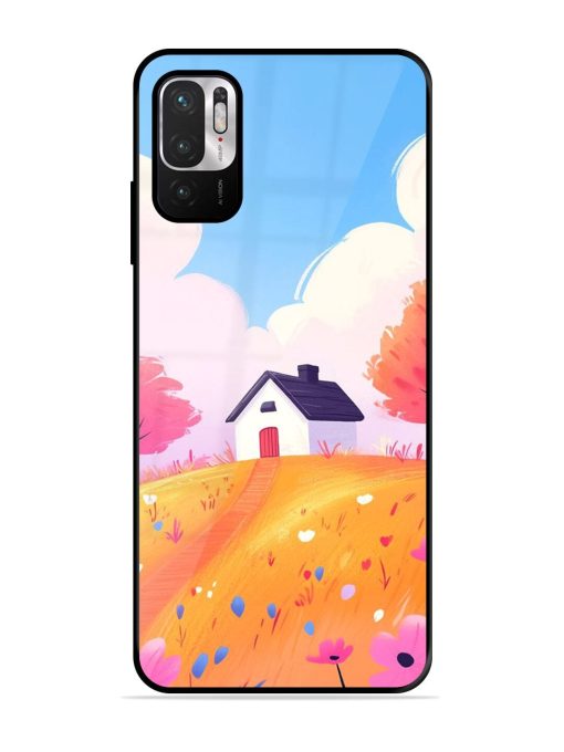 Hilltop Haven Glossy Soft Edge Case for Xiaomi Redmi Note 10T (5G) Chachhi